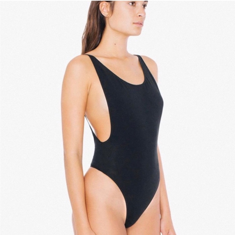Original American Apparel Black Bodysuit
